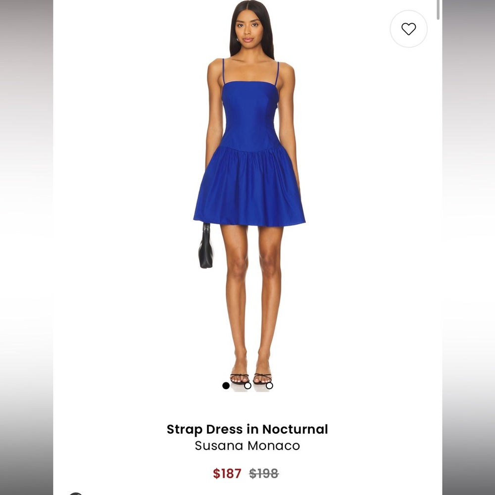 Susana Monaco Blue Mini Dress